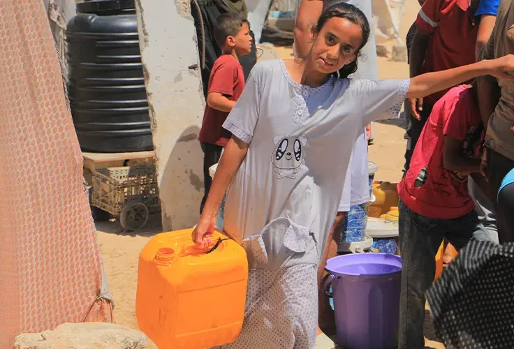 Water for 200 People in Gaza